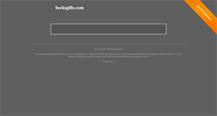 Desktop Screenshot of becksgifts.com